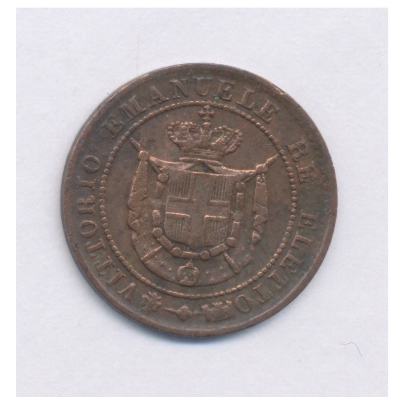 Italie - 1 centesimo - 1859 Birmingham - Vittorio Emmanuel - Toscane - cuivre - TTB