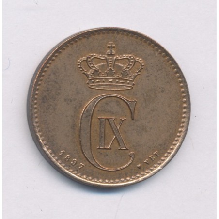 Danemark - 2 Ore 1897 - Christian IX - TTB+