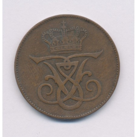 Danemark - 5 Ore 1908 - Frédérik VIII - bronze - TTB