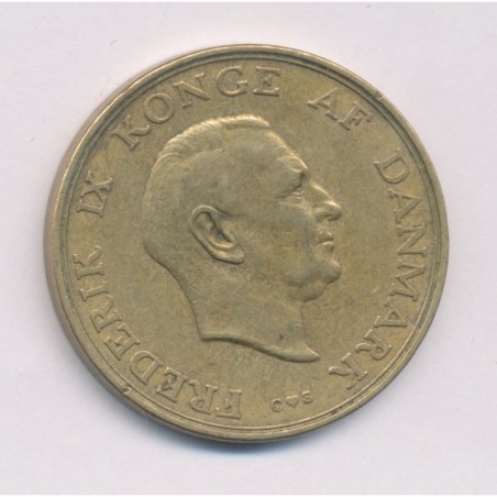 Danemark - 2 Kroner 1958 - Frédérik IX - bronze-alu - TTB