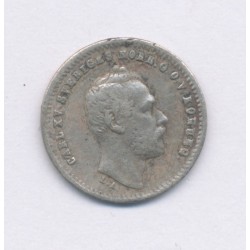 Suède - 10 Ore 1865 - Oscar I - argent - TB+