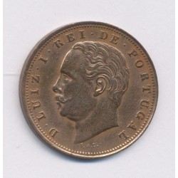 Portugal - 10 Reis - 1884 - Louis 1er - cuivre - TTB
