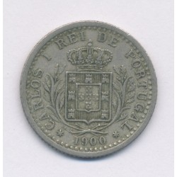 Portugal - 100 Reis 1900 - supra-nickel - TTB