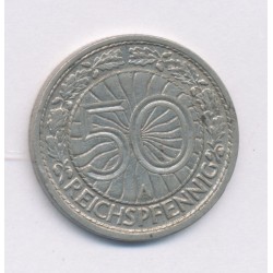 Allemagne - 50 Reichspfennig - 1928 A Berlin - Weimar - nickel - TTB 2
