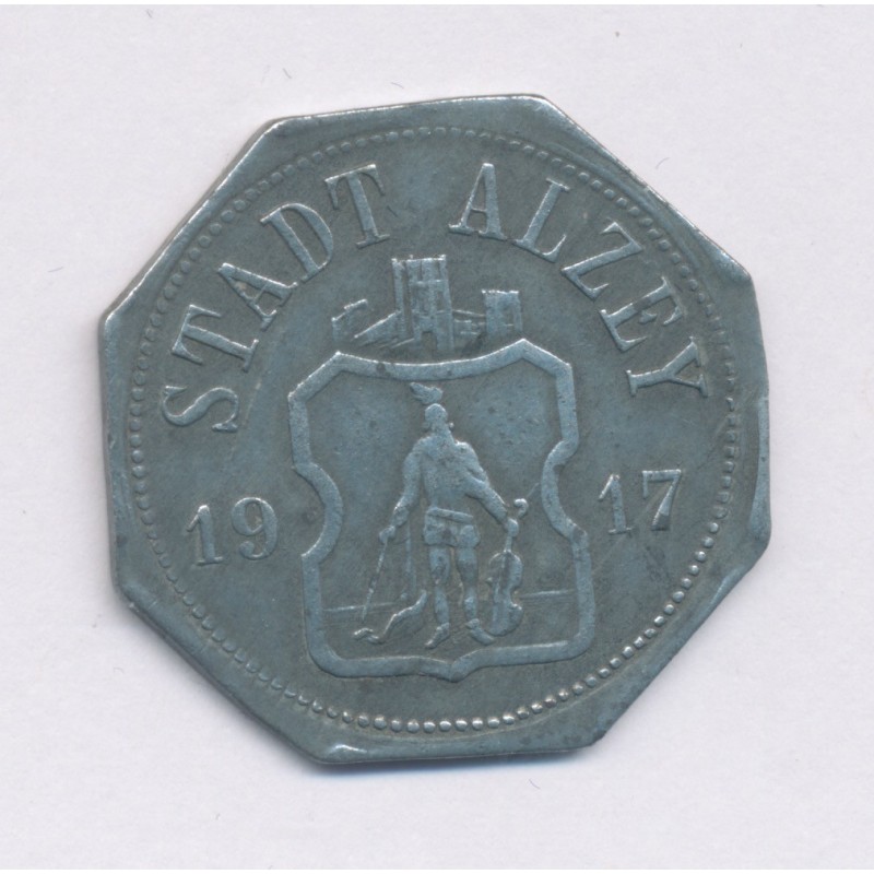 Allemagne - 50 Pfennig 1917 - Alzey - TTB+