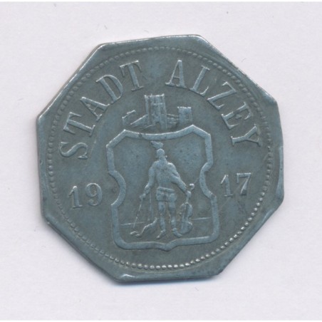 Allemagne - 50 Pfennig 1917 - Alzey - TTB+