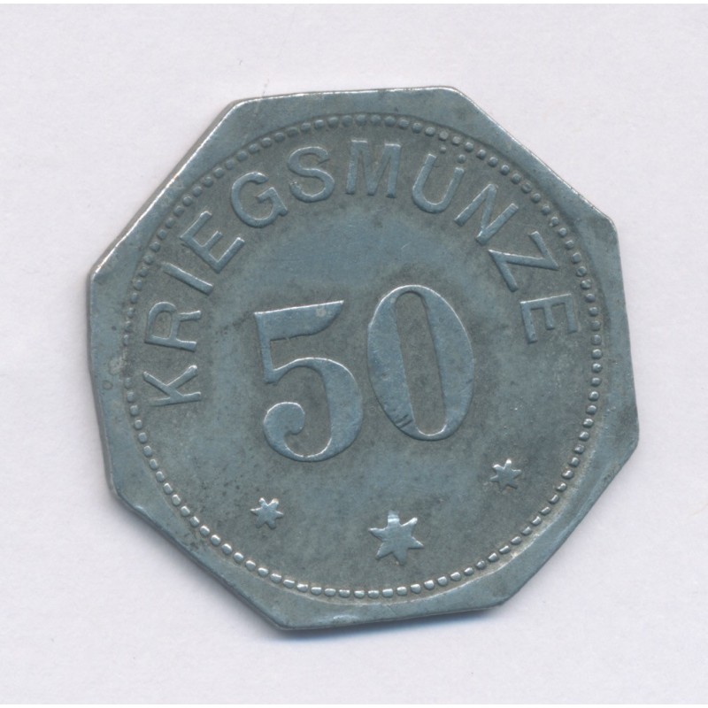 Allemagne - 50 Pfennig 1917 - Alzey - TTB+