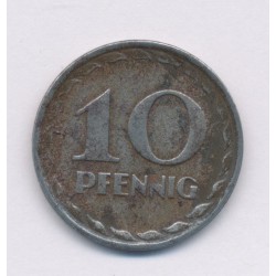 Allemagne - 10 Pfennig 1919 - Mannheim - fer - TTB 2