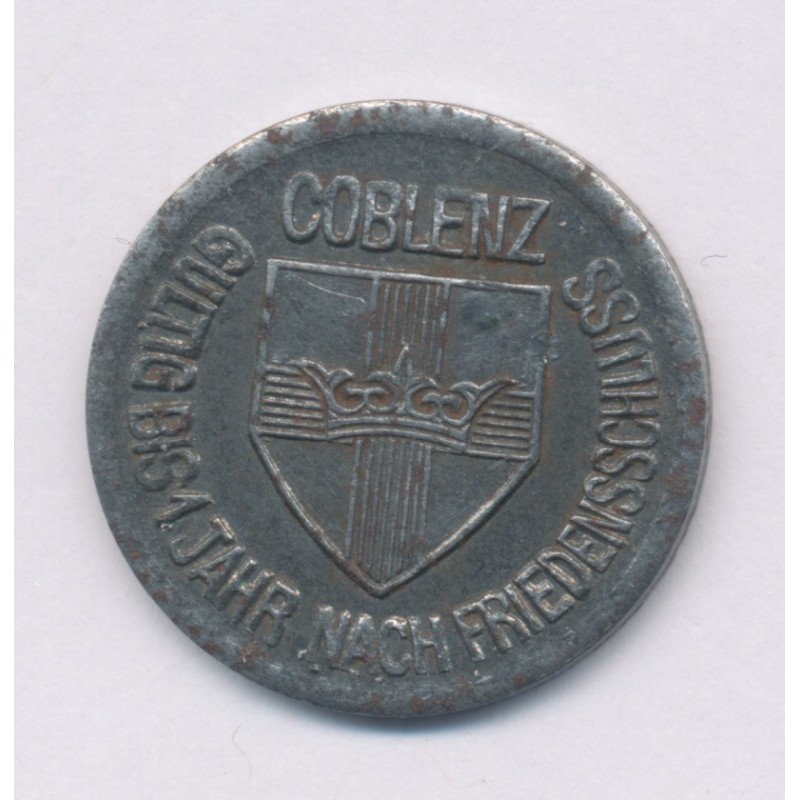 Allemagne - 10 Pfennig 1918 - Coblenz - TTB