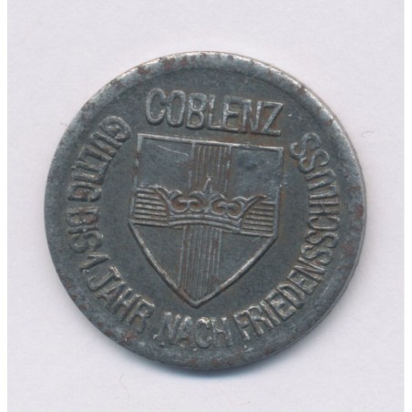 Allemagne - 10 Pfennig 1918 - Coblenz - TTB