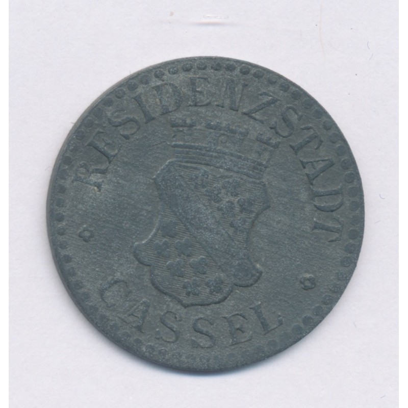 Allemagne - 10 Pfennig 1917 - Cassel - zinc - TTB