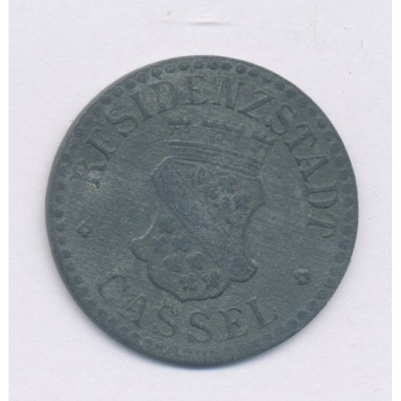 Allemagne - 10 Pfennig 1917 - Cassel - zinc - TTB