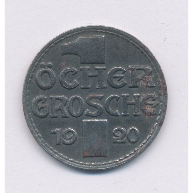 Allemagne - 1 Ocher groschen 1920 - Aix la chapelle - fer - TTB+