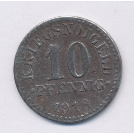 Allemagne - 10 Pfennig 1918 - Notgeld - TTB