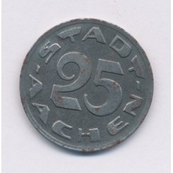 Allemagne - 25 Pfennig 1920 - Aix la chapelle - zinc - TTB 2