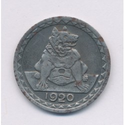 Allemagne - 25 Pfennig 1920 - Aix la chapelle - zinc - TTB