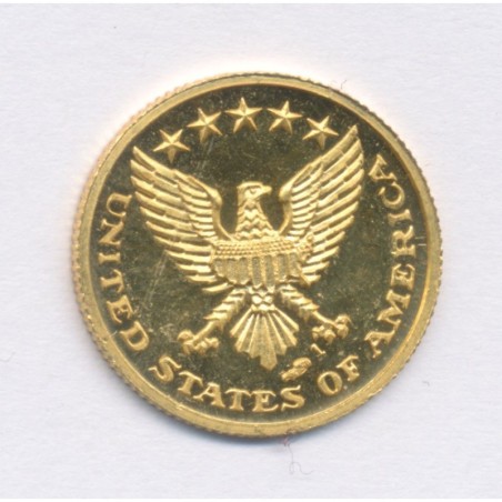 Médaille - John Fitzgerald Kennedy - or 1,77g - 16mm - SPL
