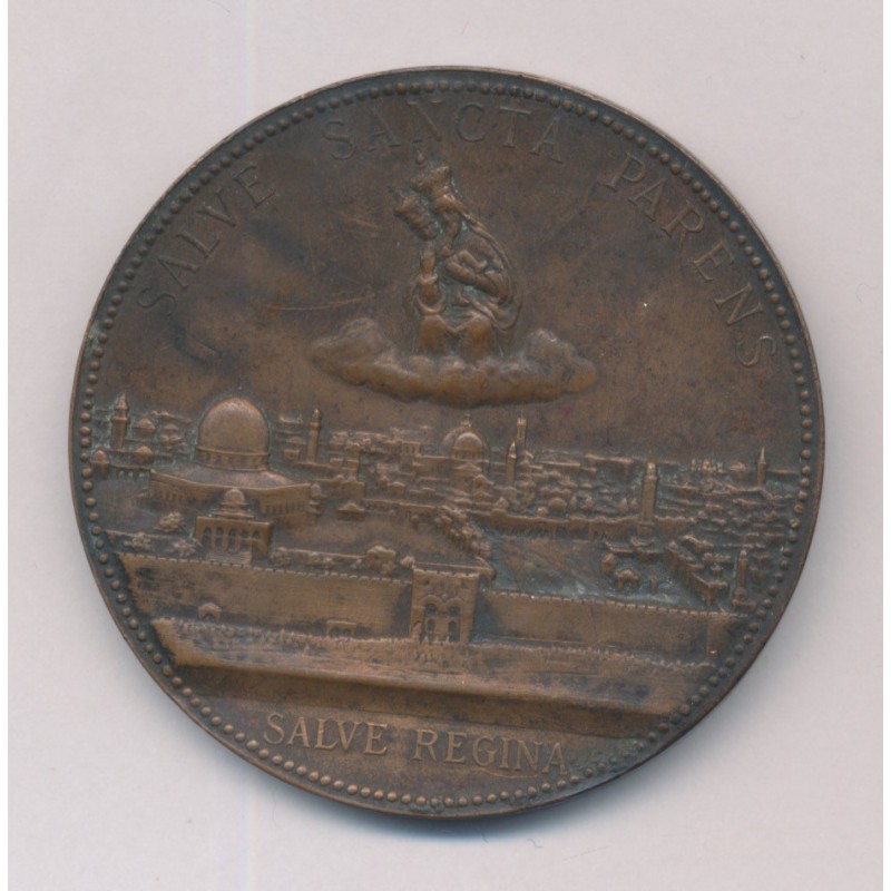 Médaille - Dieu le veut - Clermont 1095-1895 - cuivre - TTB