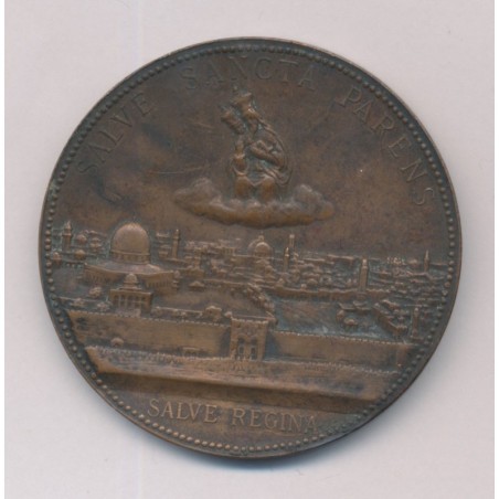 Médaille - Dieu le veut - Clermont 1095-1895 - cuivre - TTB
