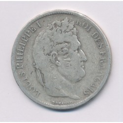 5 Francs Louis philippe I - 1831 M Toulouse - Tranche en Relief - B/TB