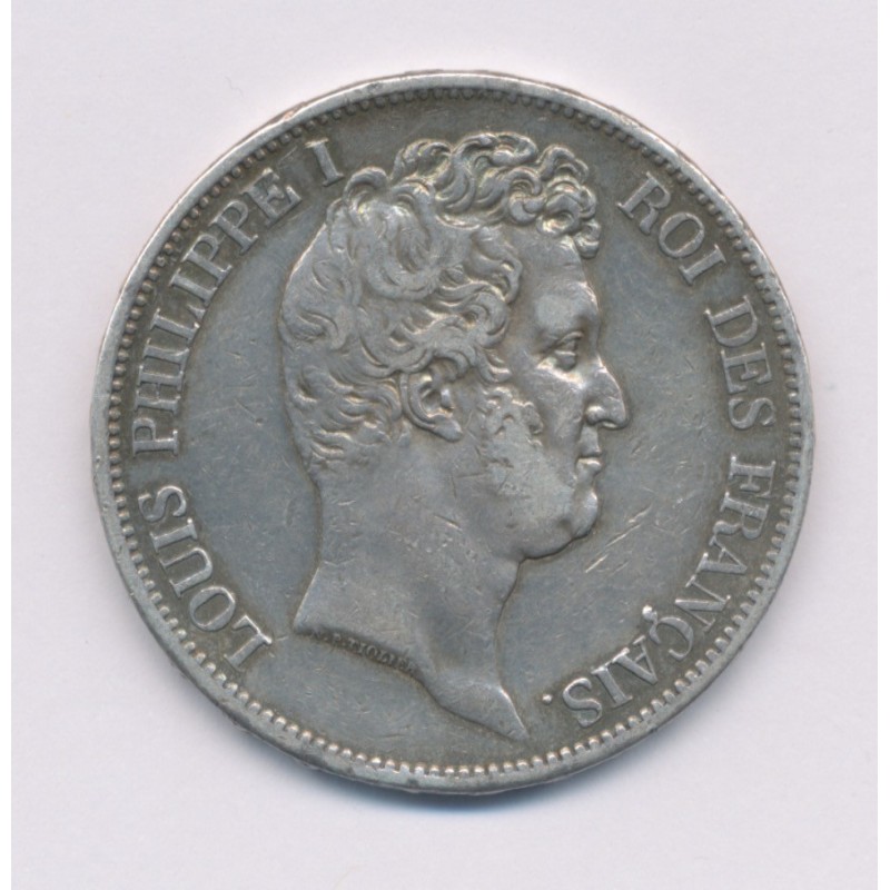 5 Francs Louis philippe I - 1831 A Paris - Tranche en relief - TB/TB+