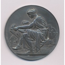 Médaille - Syndicat général de la droguerie Française - argent 59g - 50mm - TTB+
