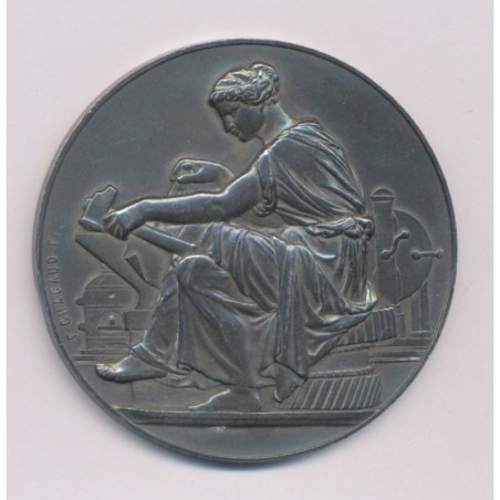 Médaille - Syndicat général de la droguerie Française - argent 59g - 50mm - TTB+