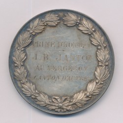 Médaille - Société agriculture de la Haute-Saone - argent 89g - 58mm - TTB 2