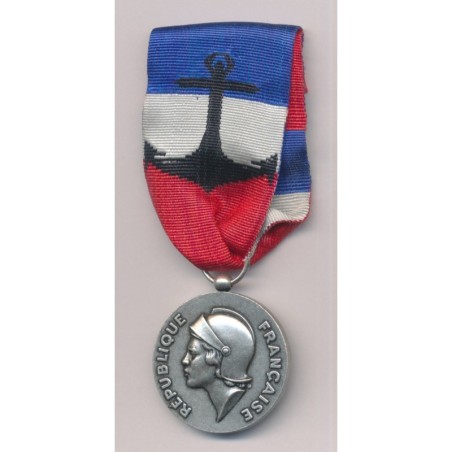 Médaille - marine nationale - ruban ancre noire - ordonnance