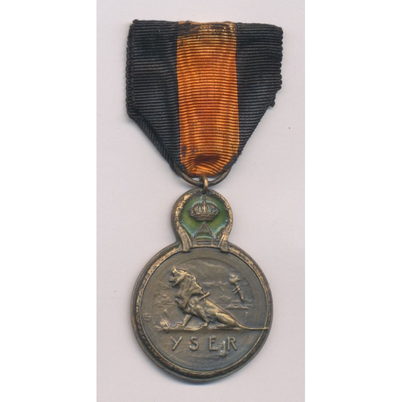 Belgique - Médaille de l'Yser - 1914 - ordonnance