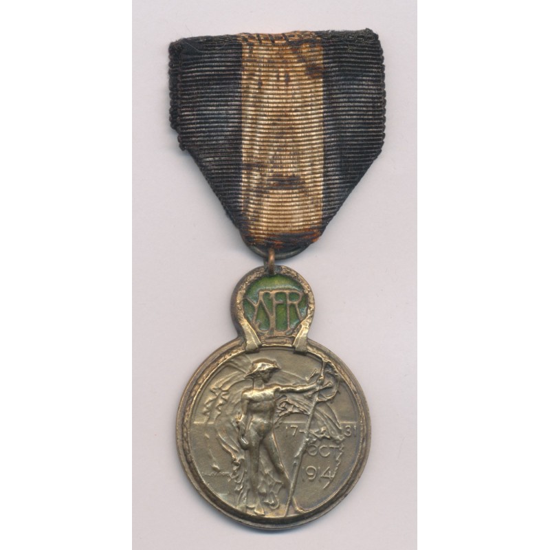 Belgique - Médaille de l'Yser - 1914 - ordonnance