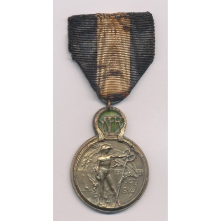 Belgique - Médaille de l'Yser - 1914 - ordonnance