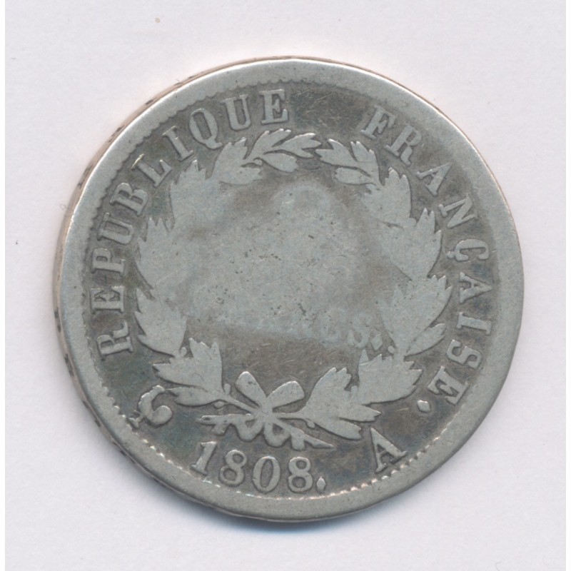 Napoléon empereur - 2 Francs - 1808 A Paris - B/TB