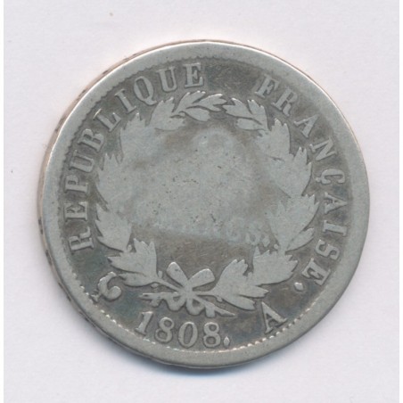 Napoléon empereur - 2 Francs - 1808 A Paris - B/TB