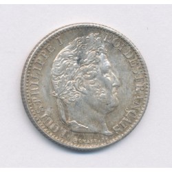 1/2 Franc Louis Philippe I - 1845 B Rouen - SUP