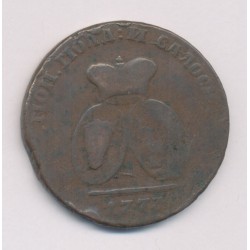 Valachie et Moldavie - 3 Kopek 1773 - bronze - TB