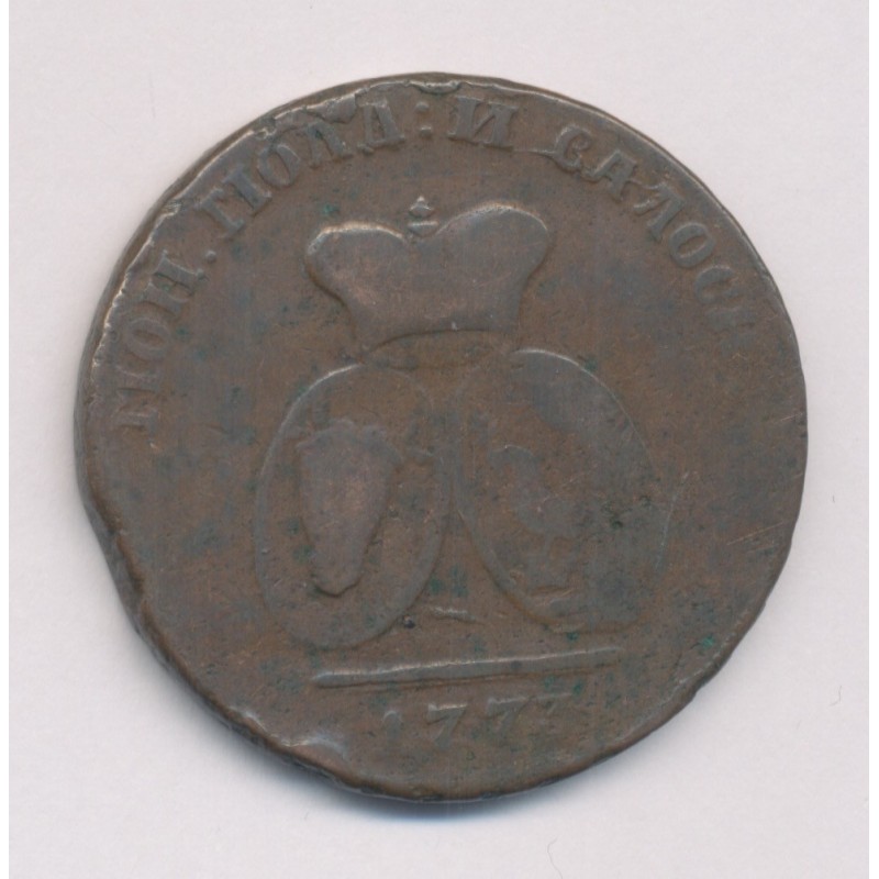 Valachie et Moldavie - 3 Kopek 1773 - bronze - TB