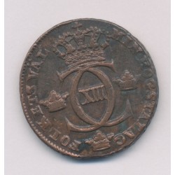 Suède - 1/2 Skilling - 1815 - Charles XIII - cuivre - SUP 2