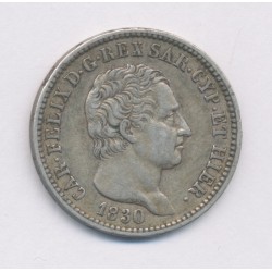 Italie - 1 Lire 1830 P Turin - Sardaigne - TTB+