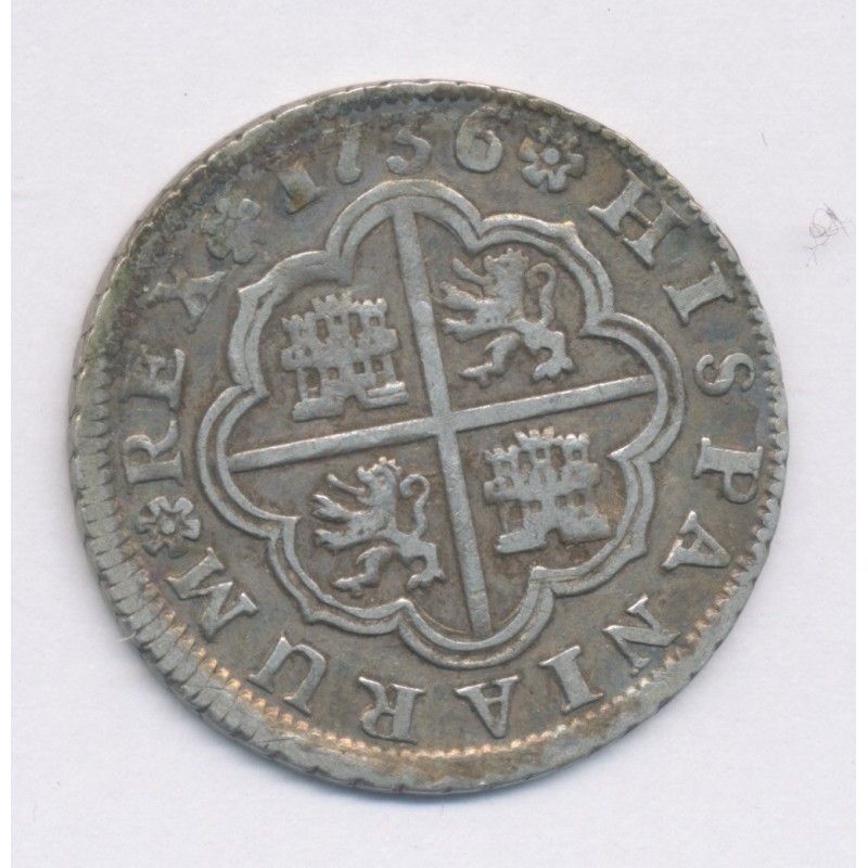 Espagne - 2 Reales 1736 - argent - TTB+