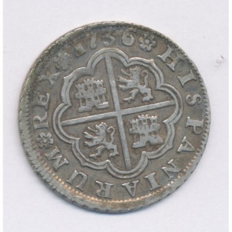 Espagne - 2 Reales 1736 - argent - TTB+