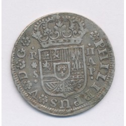 Espagne - 2 Reales 1736 - argent - TTB+ 2