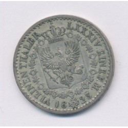 Allemagne - Prusse - 1/6 Thaler - 1823 A Berlin - TTB+ 2