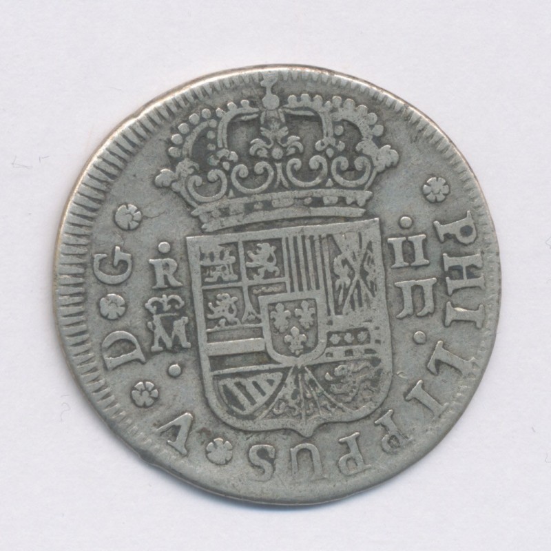 Espagne - 2 Reales 1730 - argent - TTB