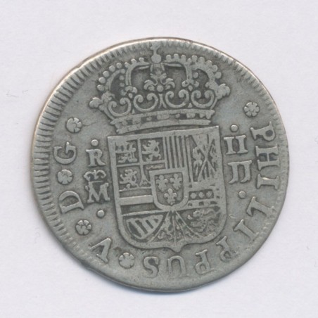 Espagne - 2 Reales 1730 - argent - TTB