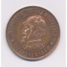 Monnaie Satirique - 2 Septembre 1870 - Vampire de la France - Napoléon III le misérable - 33,5mm - SPL+