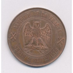 Monnaie Satirique - 2 Septembre 1870 - Vampire de la France - Napoléon III le misérable - 33,5mm - SPL+ 2