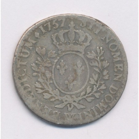 Louis XV - 1/2 écu au bandeau - 1757 W Lille - B