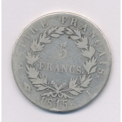 5 Francs Napoléon empereur - 1815 I Limoges - TB 2