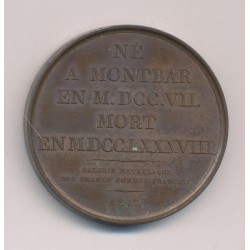Médaille - Georges Louis Leclerc de Buffon - cuivre 41mm - TTB+ 2